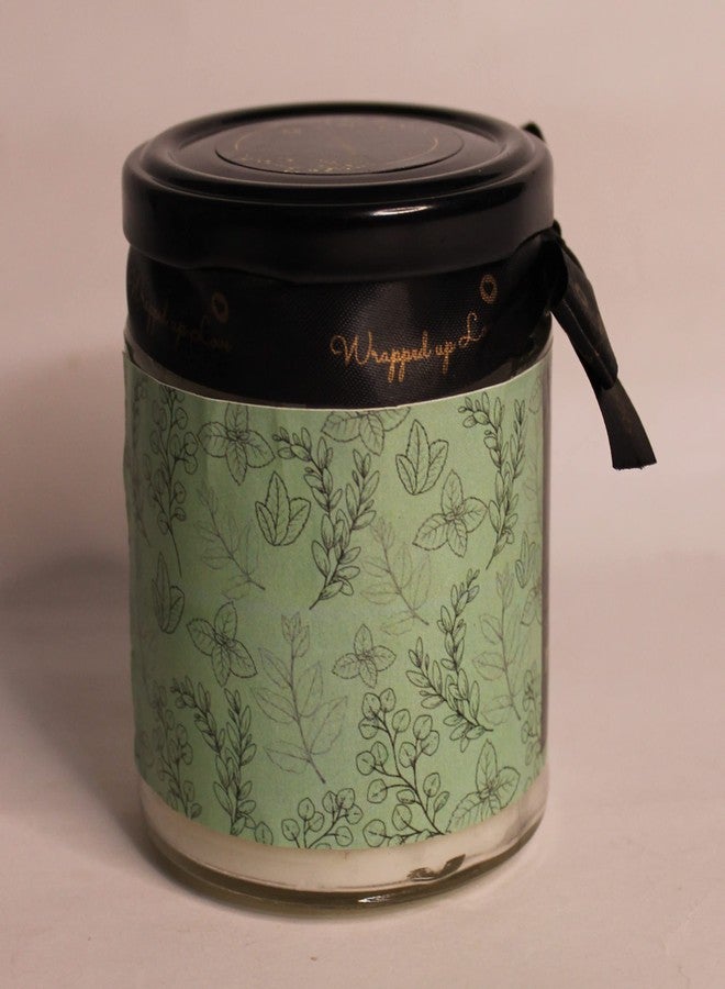 Wrapped up Love Peppermint Eucalyptus Scented Candle (170g) - Image 3